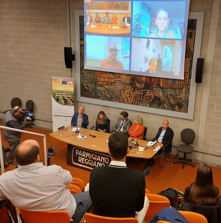 speakers during the 2nd workshop in Reggio Emilia, 30.10.2023