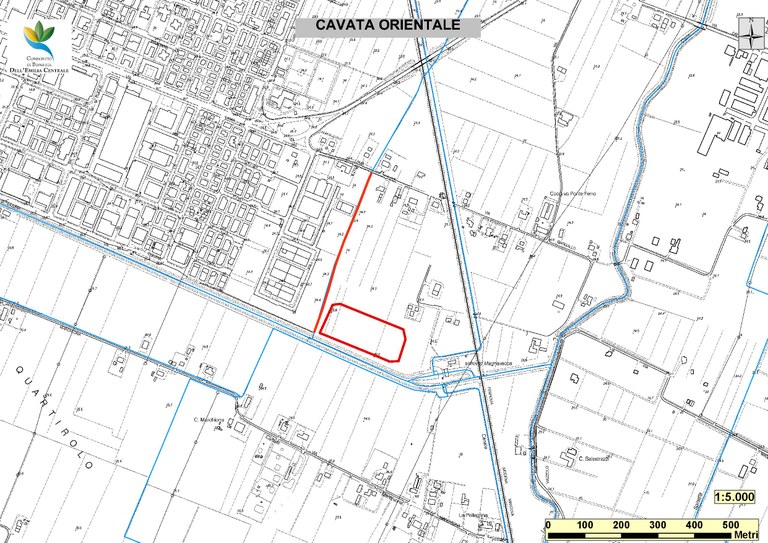 Map of Cavata Orientale