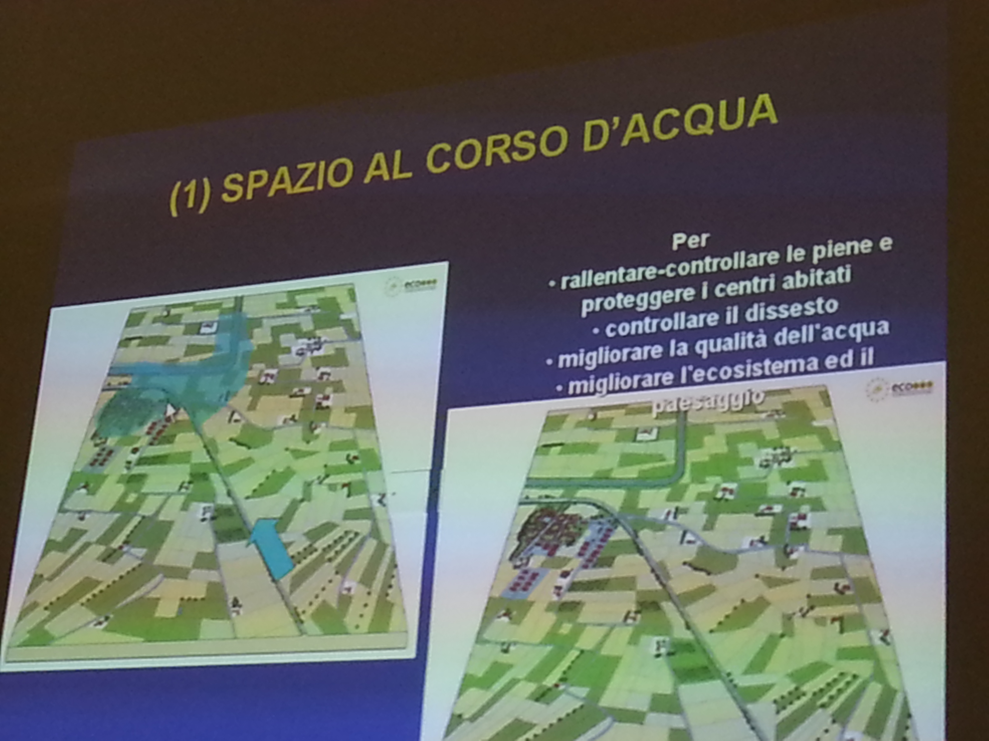 Spazio al corso d'acqua